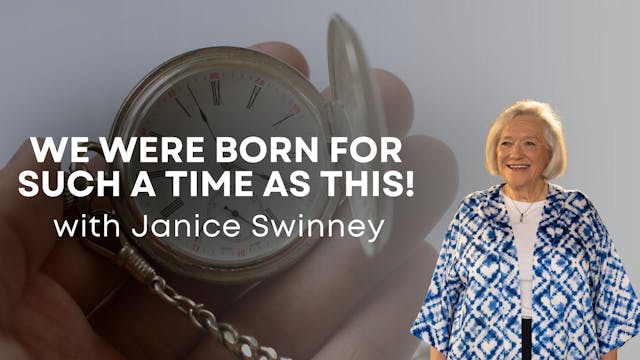 We Were Born for Such a Time as This ...
