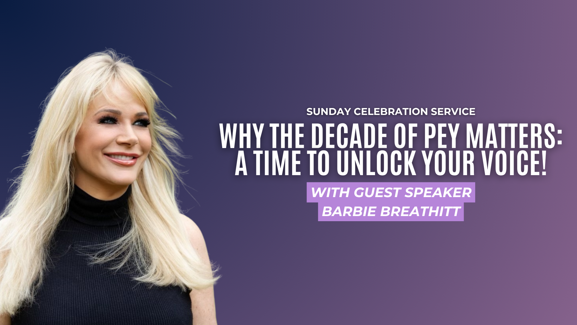 Sunday Celebration Service (8/10) 9AM