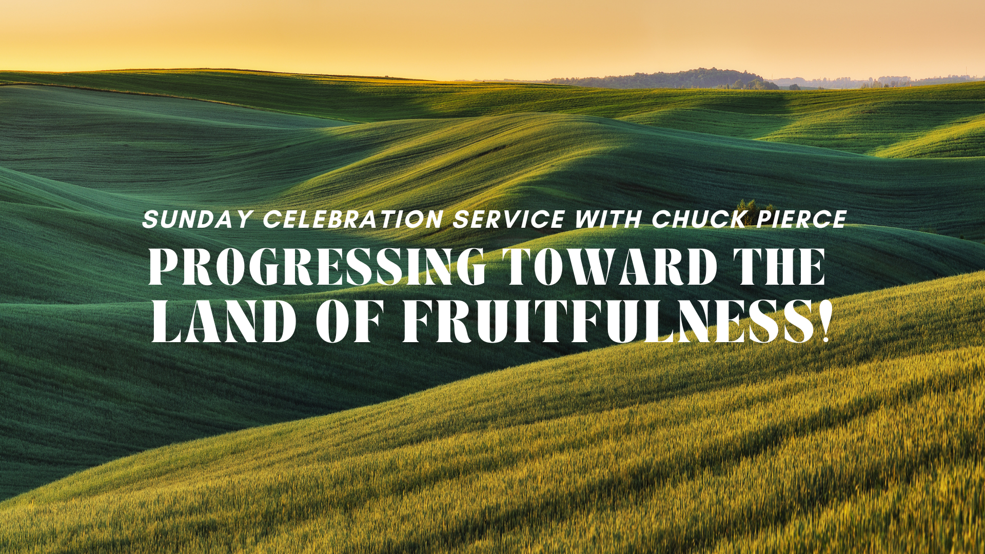 Sunday Celebration - Chuck Pierce (11/10) 9 AM