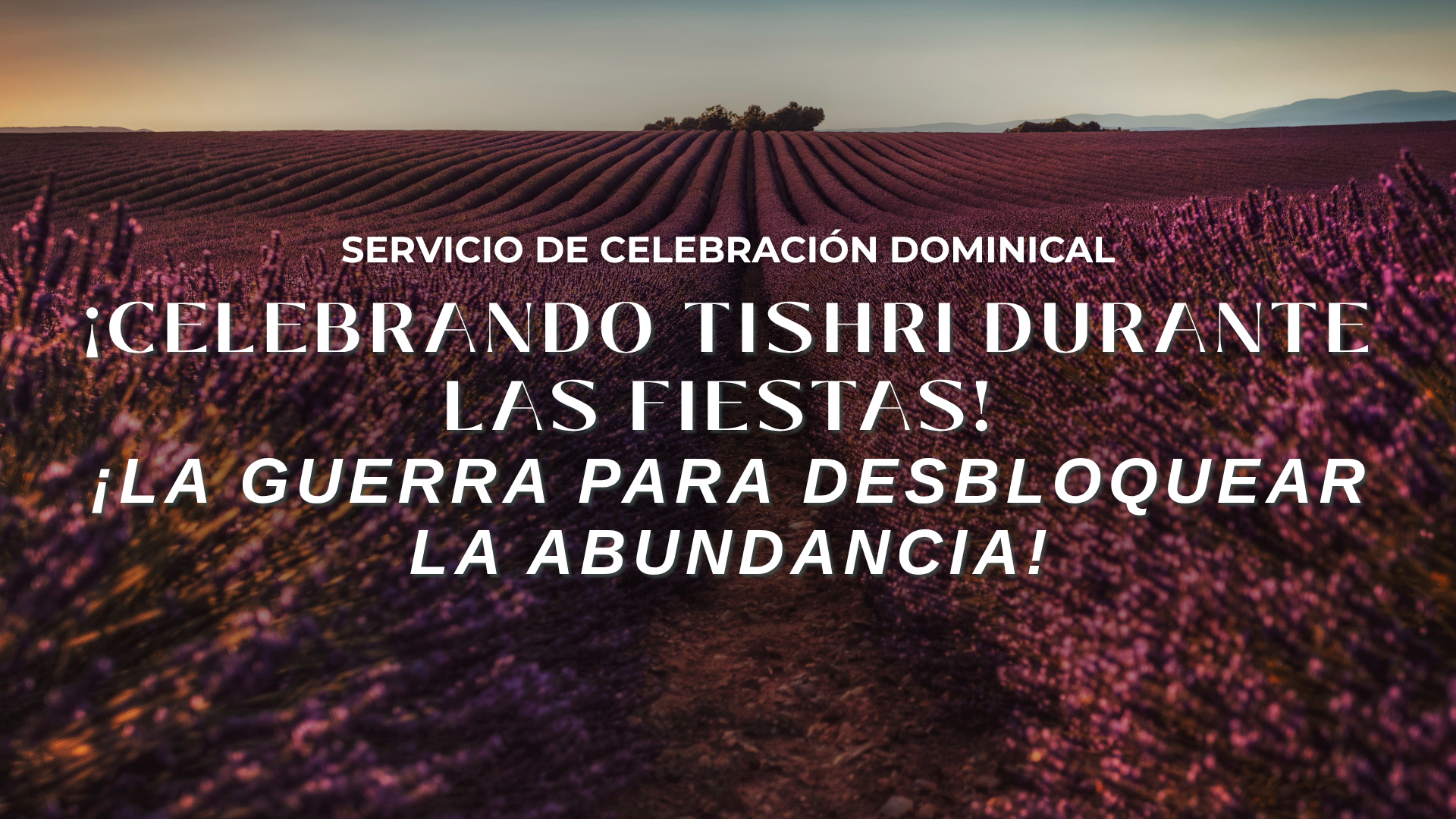 Servicio De Celebración Dominical (09/20/26) 9AM