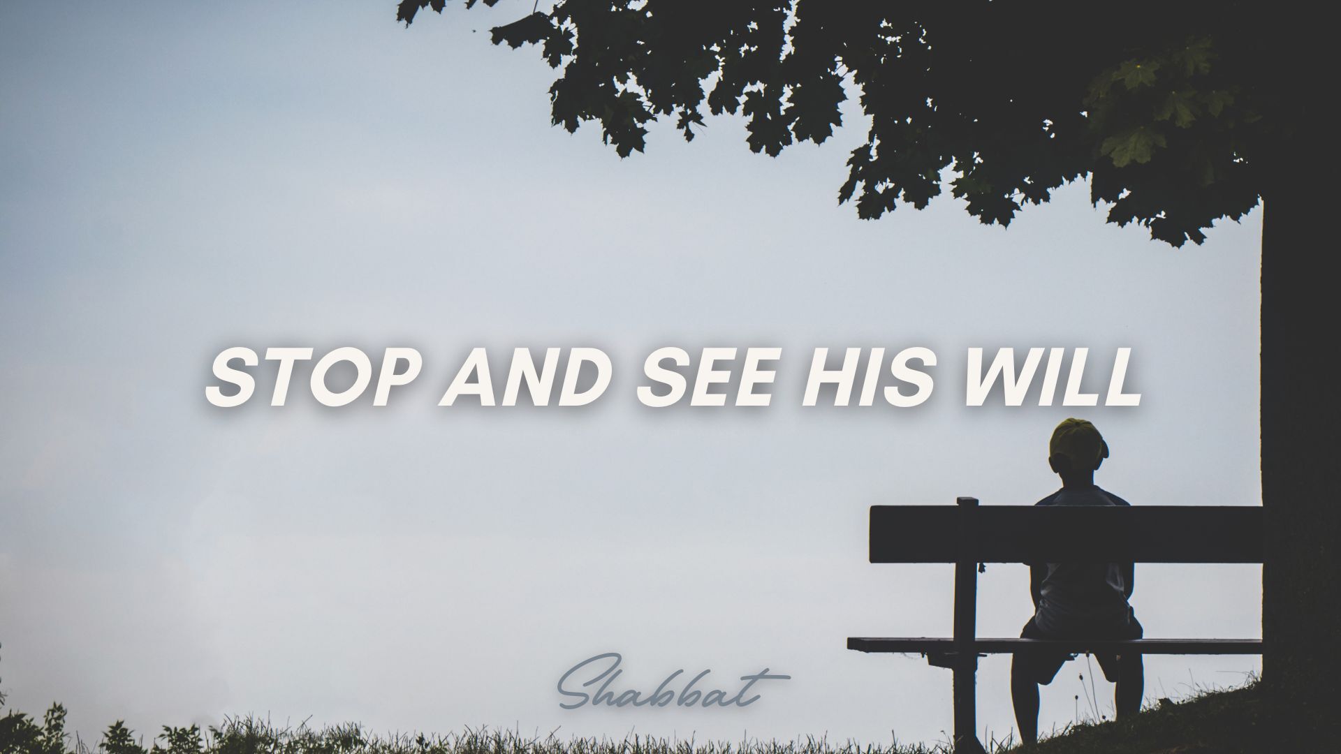 Shabbat: Stop and See His Will (9/12)