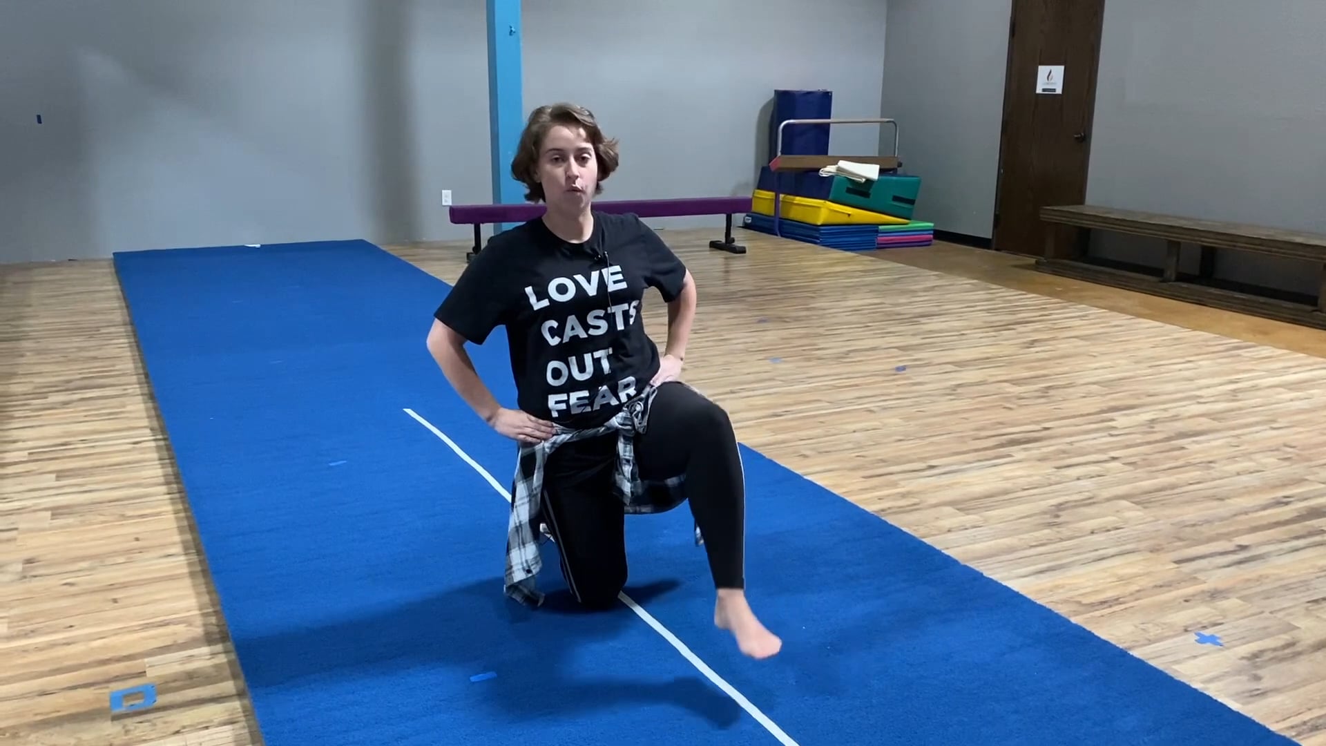 Stretching with Mariah