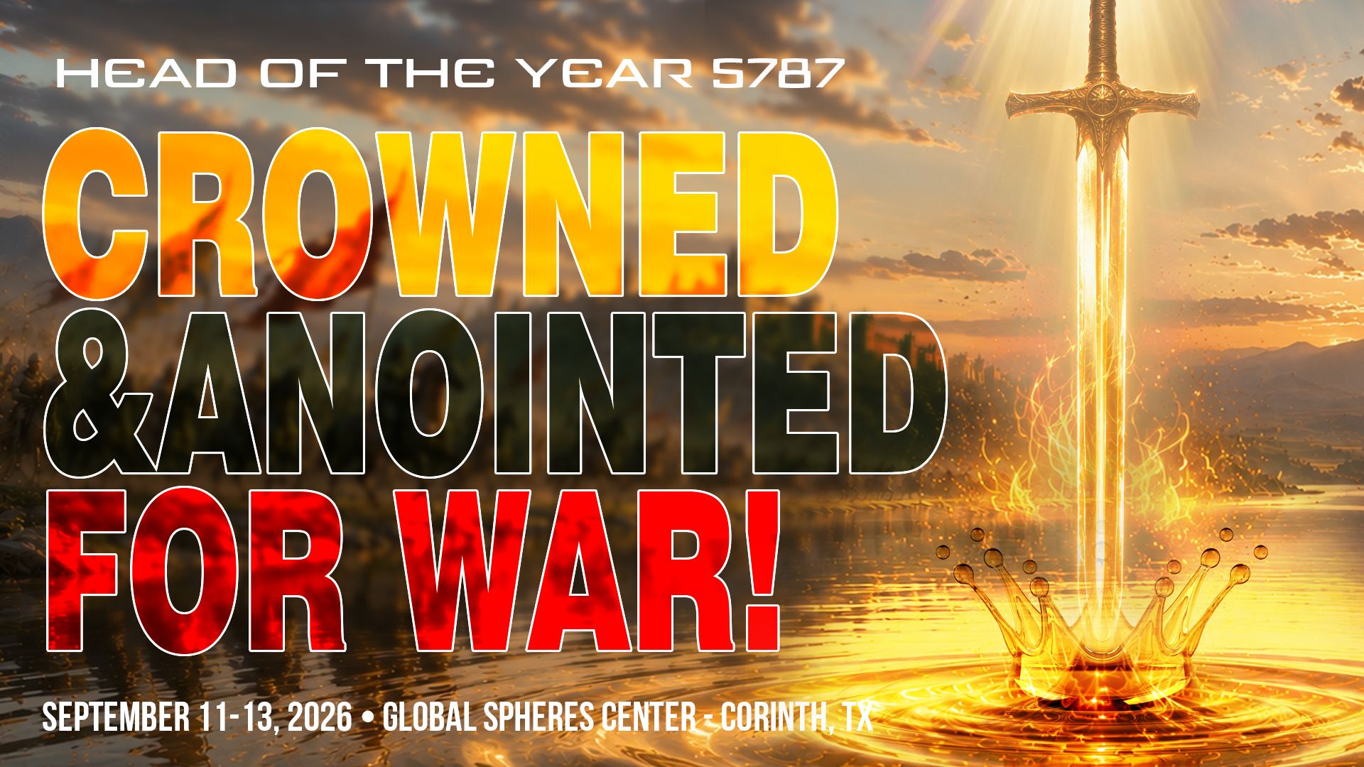 HOTY 5787 - Crowned and Anointed for War