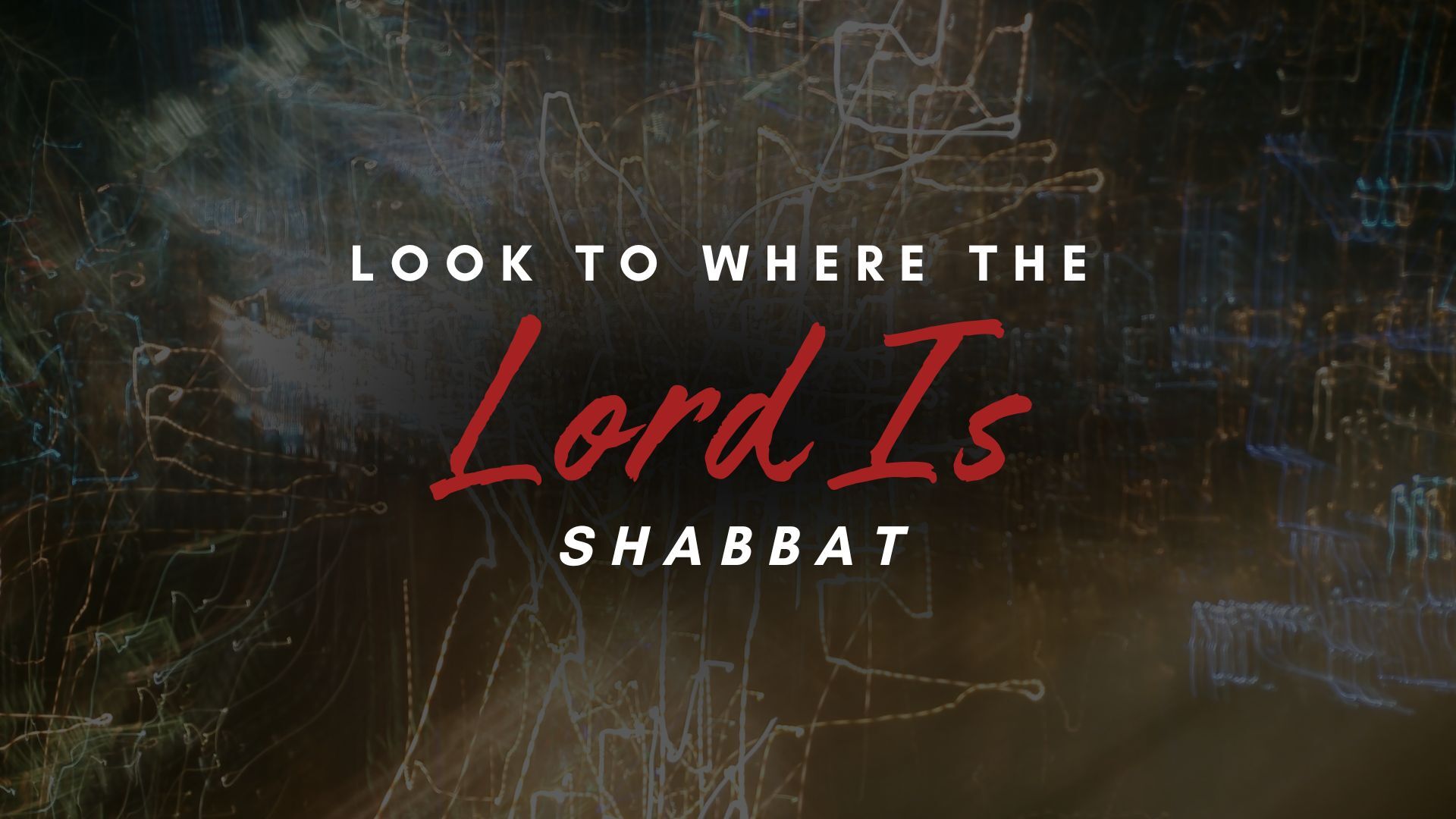 Shabbat: Look to Where the Lord is! (11/22)