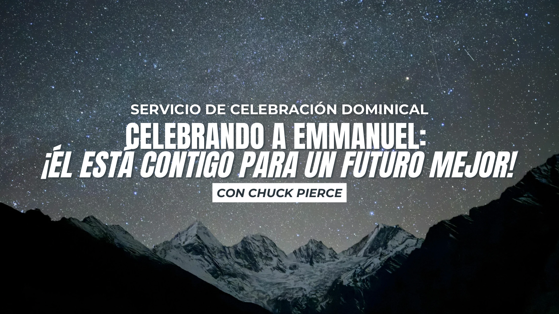 Servicio De Celebración Dominical con Chuck Pierce (12/14) 9AM