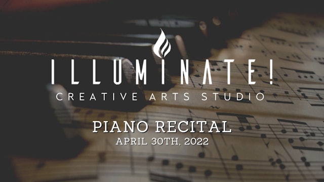 April 30th 2022 - Recital: Piano
