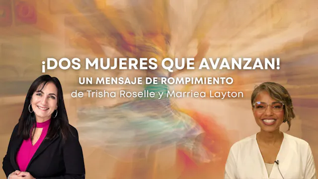 Dos mujeres que perseveran, con Trish...