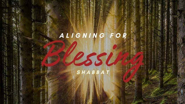 Shabbat: Aligning for Blessing (11/17...