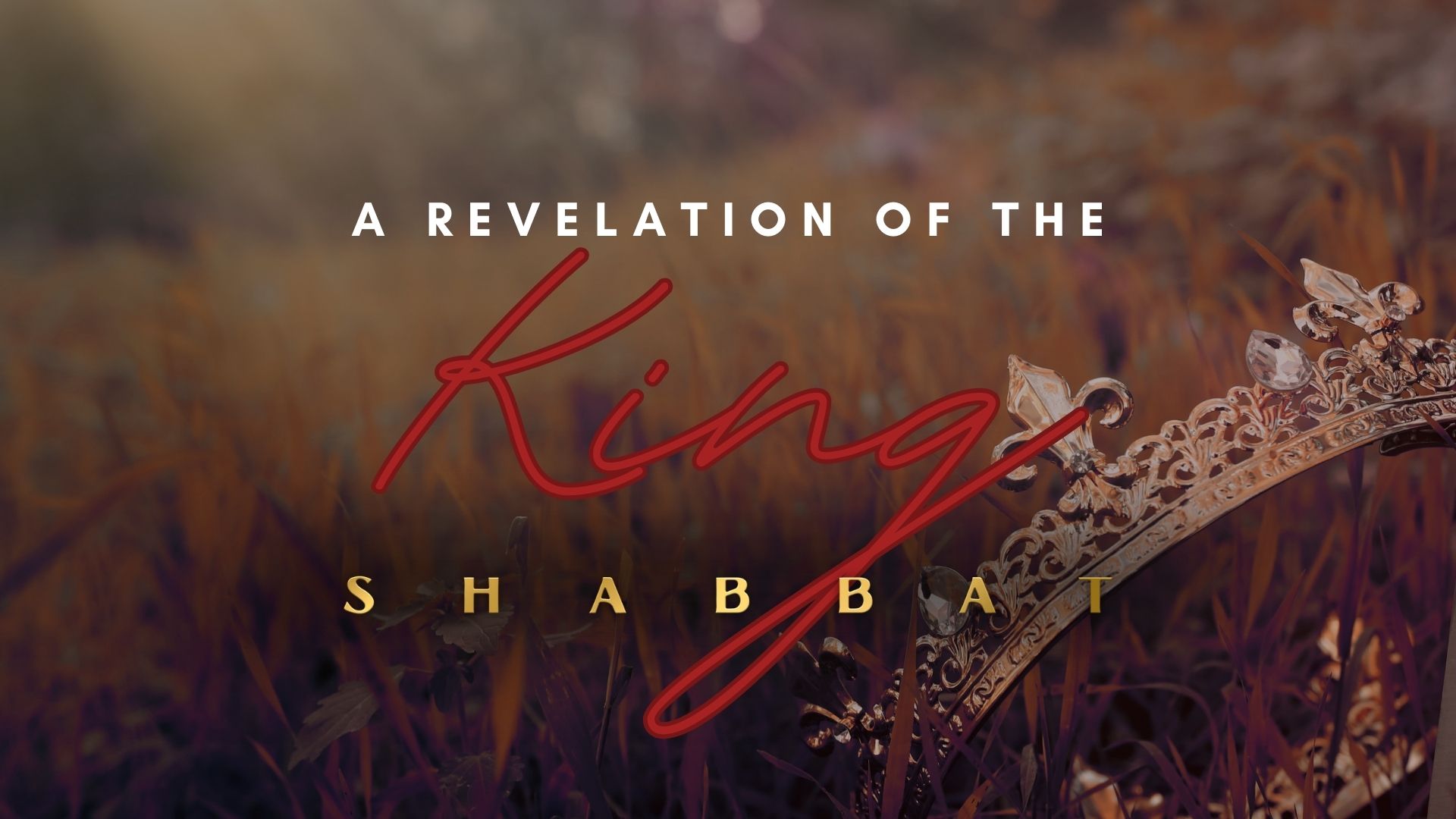 Shabbat: A Revelation of the King (8/25)