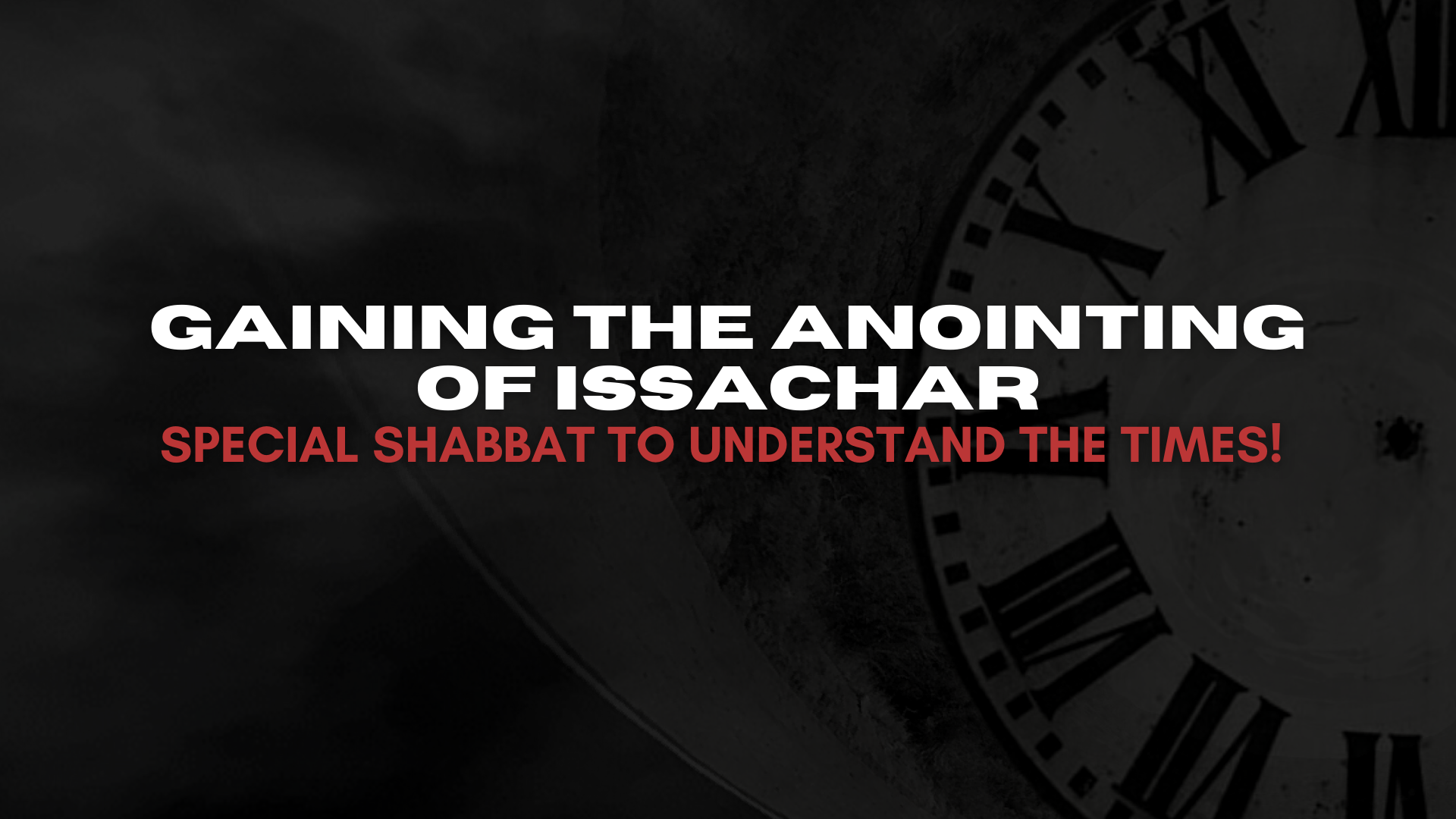 Gaining the Anointing of Issachar (04/16)