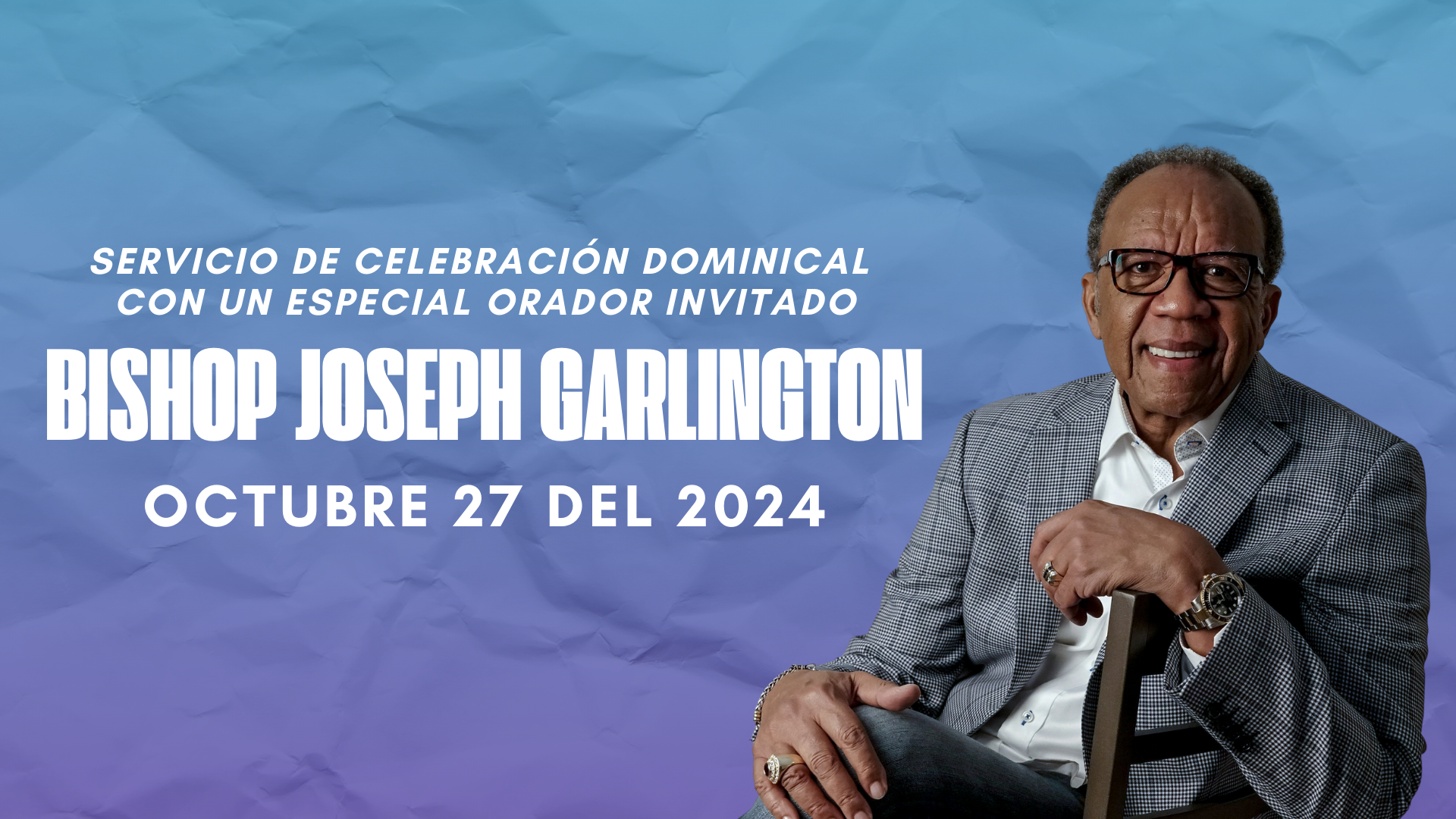 [ESP] Sunday Celebration - Joseph Garlington (10/27) 9AM