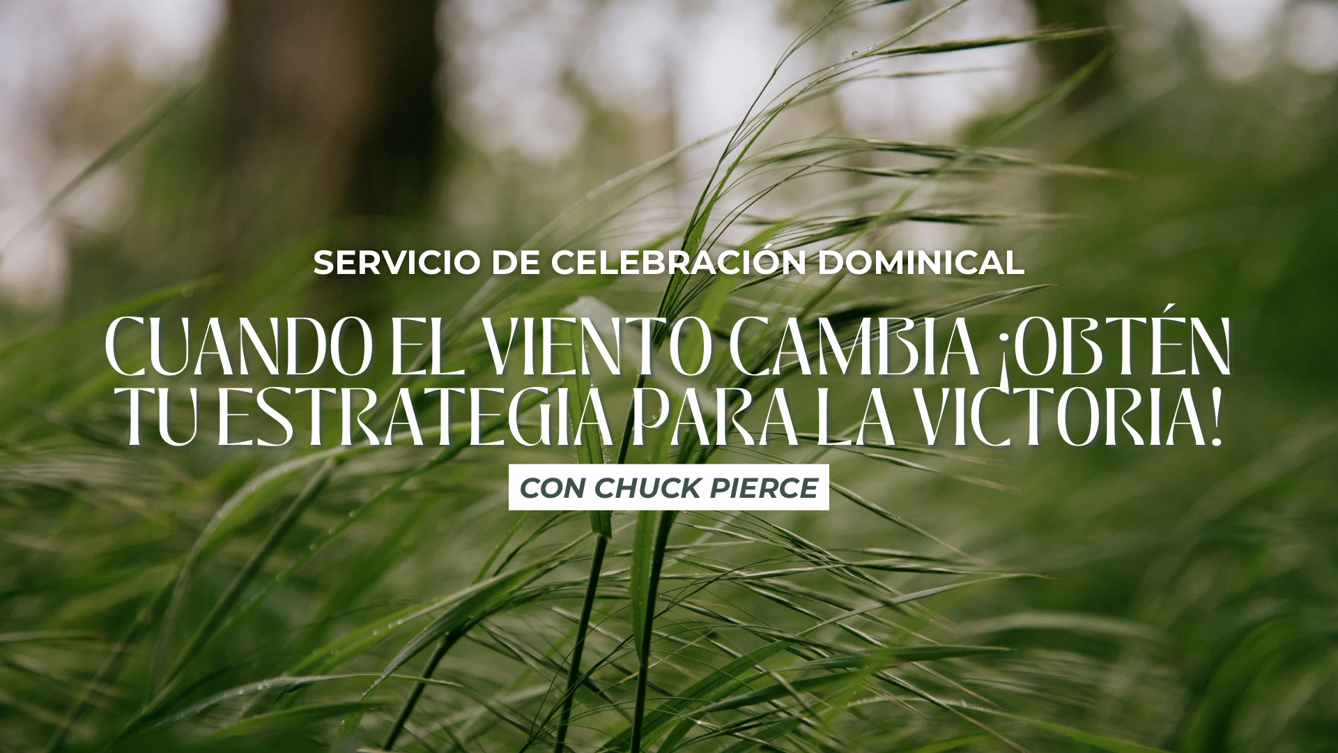 Servicio De Celebracíon con Chuck Pierce (11/30) 9 AM