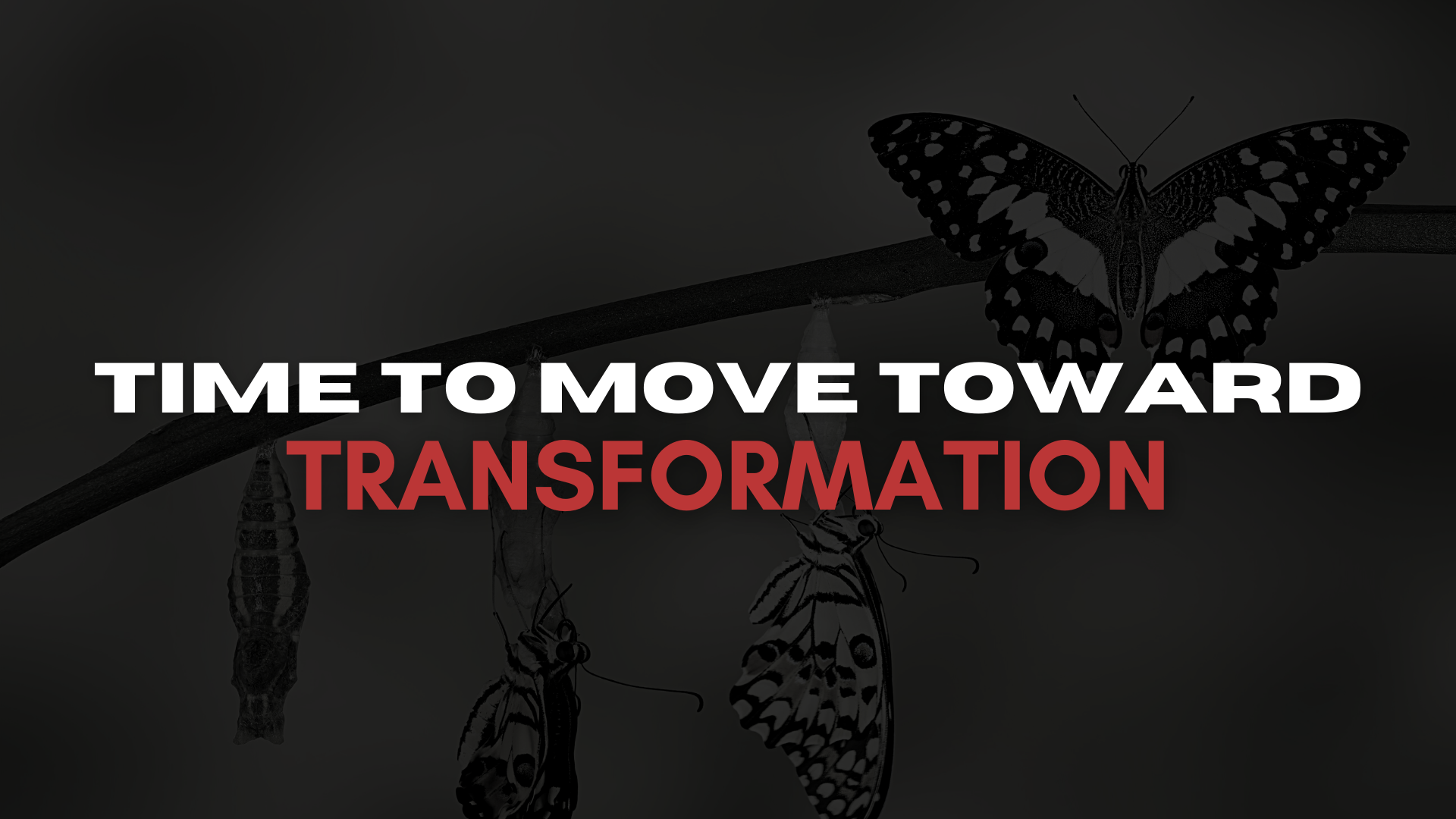 Time to Move Toward Transformation (04/30)