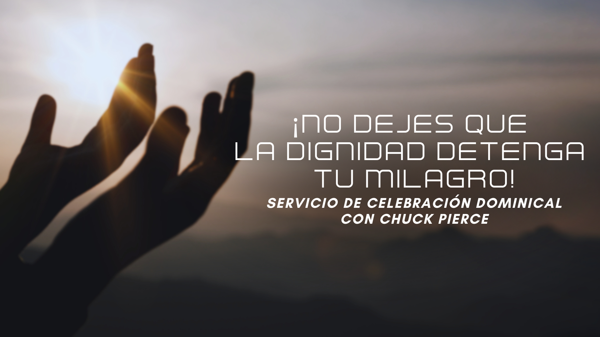 [ESP] Sunday Celebration - Chuck Pierce (8/25) 9 AM