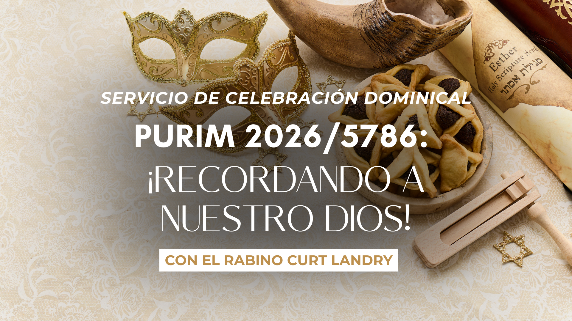 Servicio De Celebración Dominical con Rabbi Curt Landry (03/08/26) 9AM