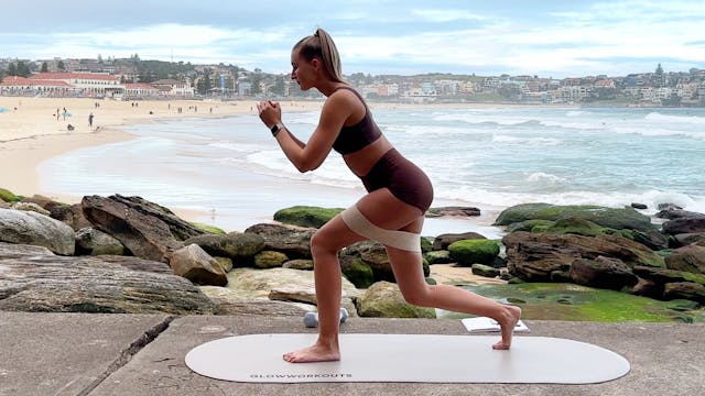 DAY 17 I 25 MIN SCULPT FULL BODY WITH LIGHT DUMBBELLS & MINI BAND