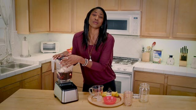 Tropical Blueberry Hemp Smoothie