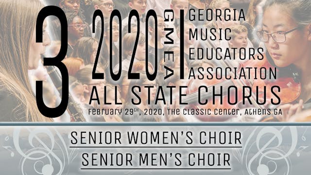 2020 All State Chorus Senior Choirs
