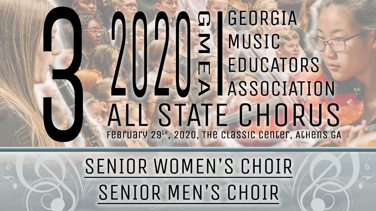 2020 All State Chorus Senior Choirs