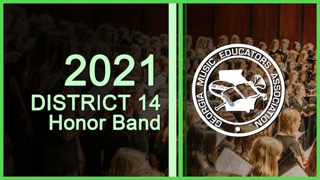 2021 District 14 Middle School Honor Band