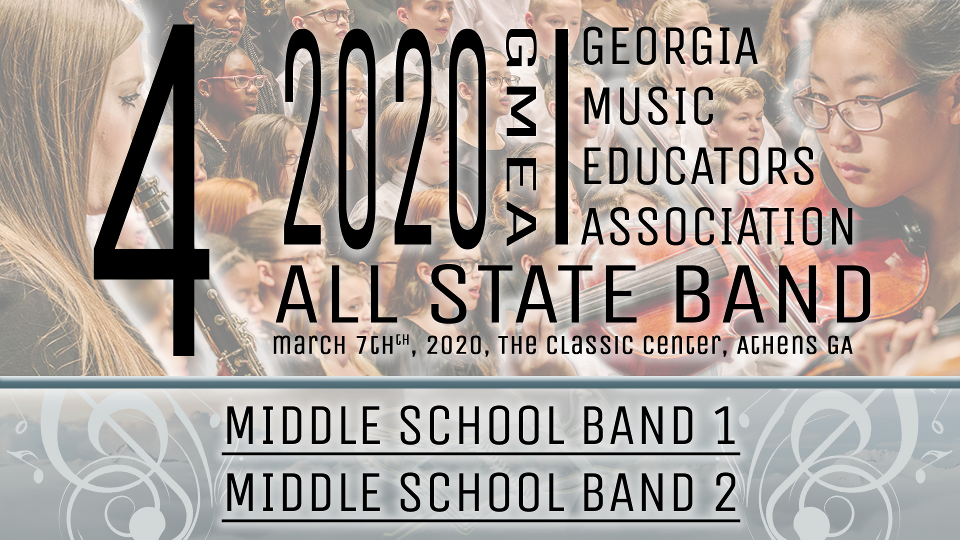 Audio - Group 4 - Both Middle School Bands - 2020 GMEA All State Band