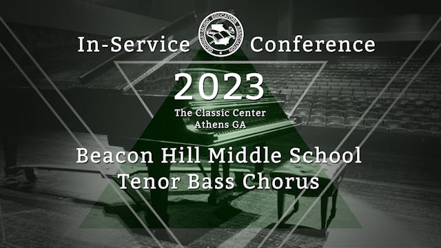 Beacon Hill Middle School Tenor Bass Chorus