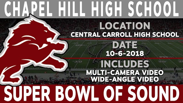 Chapell Hill High School - Super Bowl Of Sound