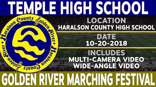 Temple High School - Golden River Marching Festival