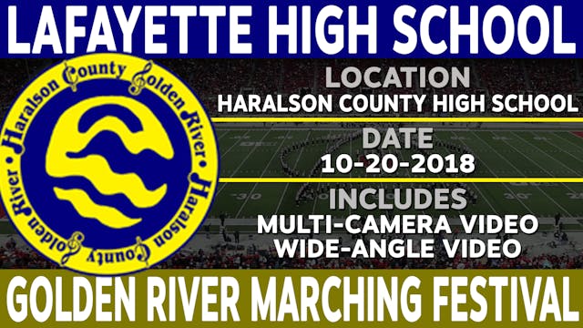 LaFayette High School - Golden River Marching Festival