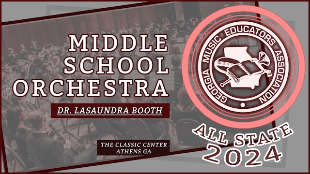 2024 All State - Dr. Booth Middle School Orchestra