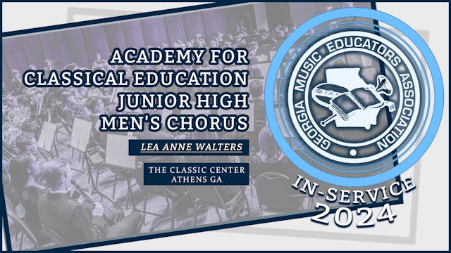 Academy for Classical Edu. Jr. High Men's Chorus
