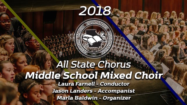 2018 All State Middle School Mixed Chorus