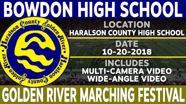 Bowdon High School - Golden River Marching Festival