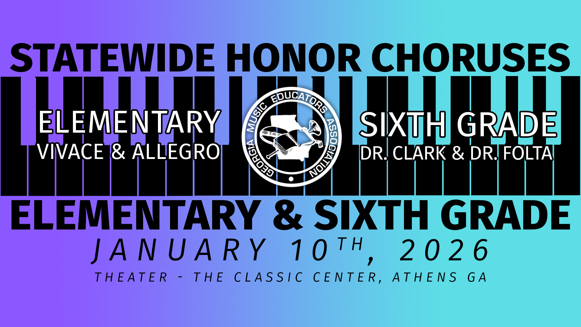 2026 Statewide Honor Choruses