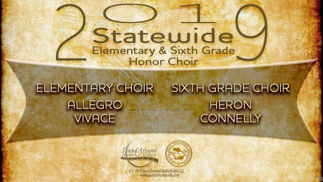 2019 Statewide Honor Chorus