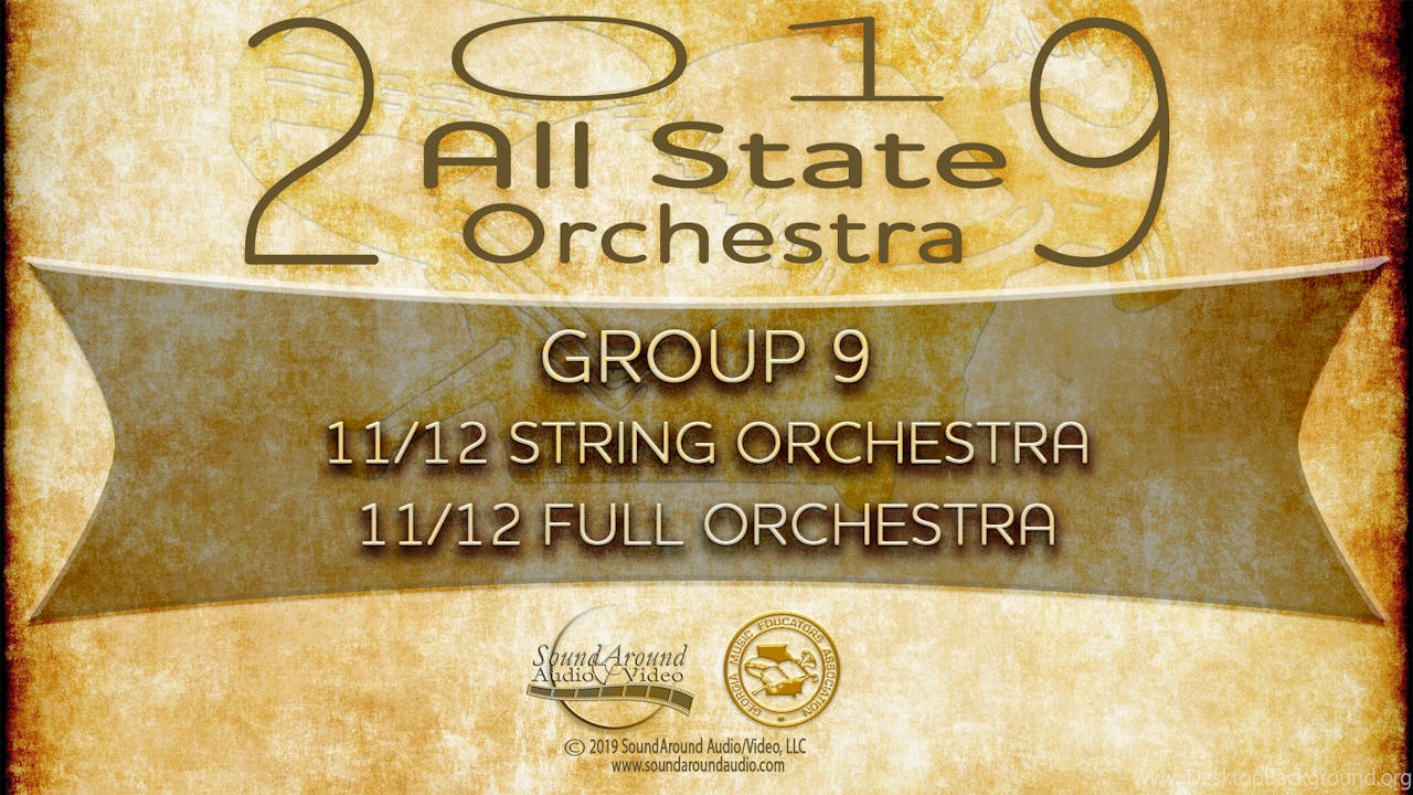 2019 All State Orchestra: 11/12 Grade