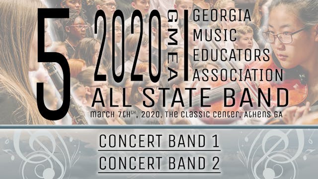 2020 All State Band Concert Bands