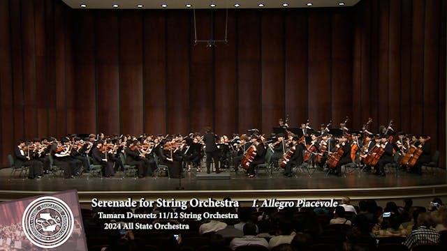 2024 All State - 11-12 String Orchestra - Dworetz