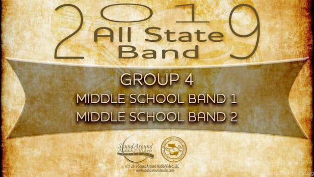 2019 All State Band: Middle School