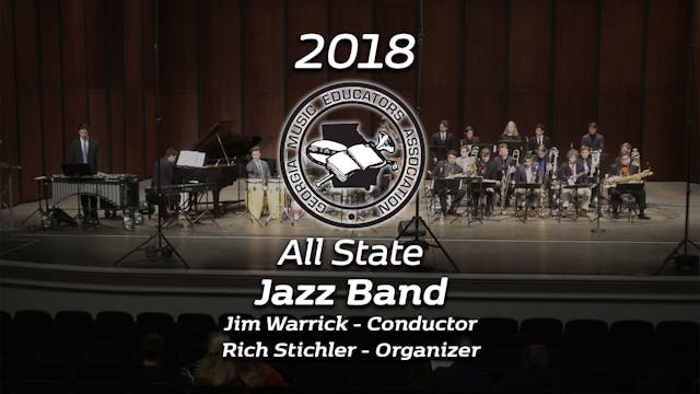 2018 All State Jazz Band: Jim Warrick