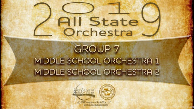 2019 All State Orchestra: Middle School