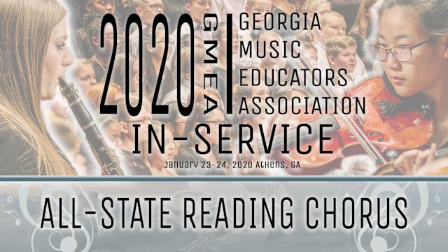 2020 GMEA In-Service: All-State Reading Chorus