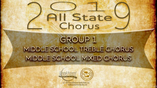 2019 All State Chorus: Both Middle School Choruses