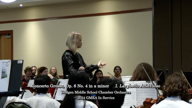 Dodgen Middle School Chamber Orchestra Program