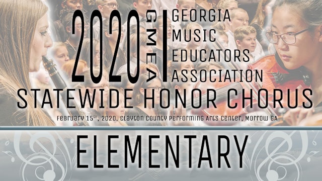 Audio - Elementary - 2020 Statewide Honor Chorus