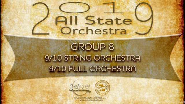 2019 All State Orchestra: 9/10 Grade