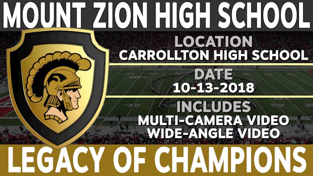 Mount Zion High School - Legacy of Champions