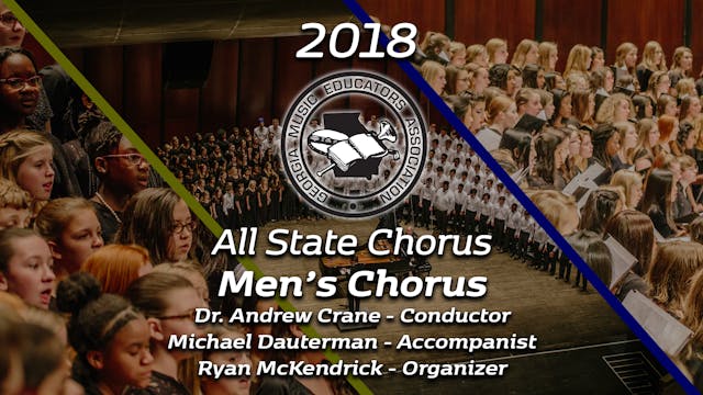 Senior Men's Chorus: Dr. Andrew Crane