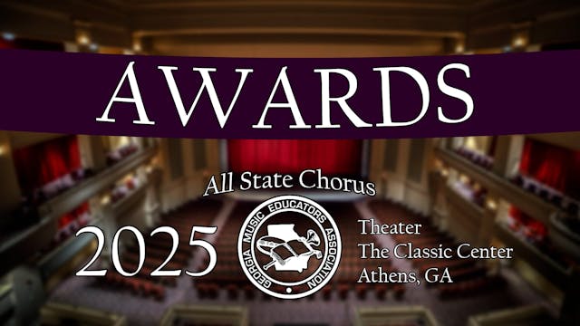 2025 All State Chorus Awards