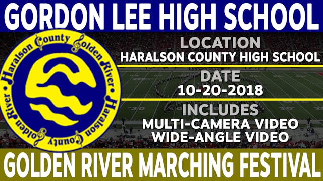 Gordon Lee High School - Golden River Marching Festival